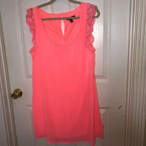 City triangle peach colored size xlg jr dress